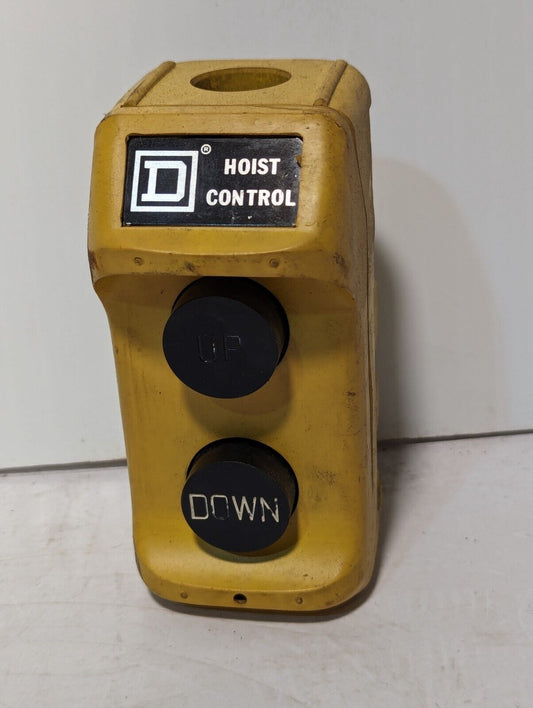 Square D B62Y 2 Button Hoist Control, 150vac, 300vdc - Free Shipping