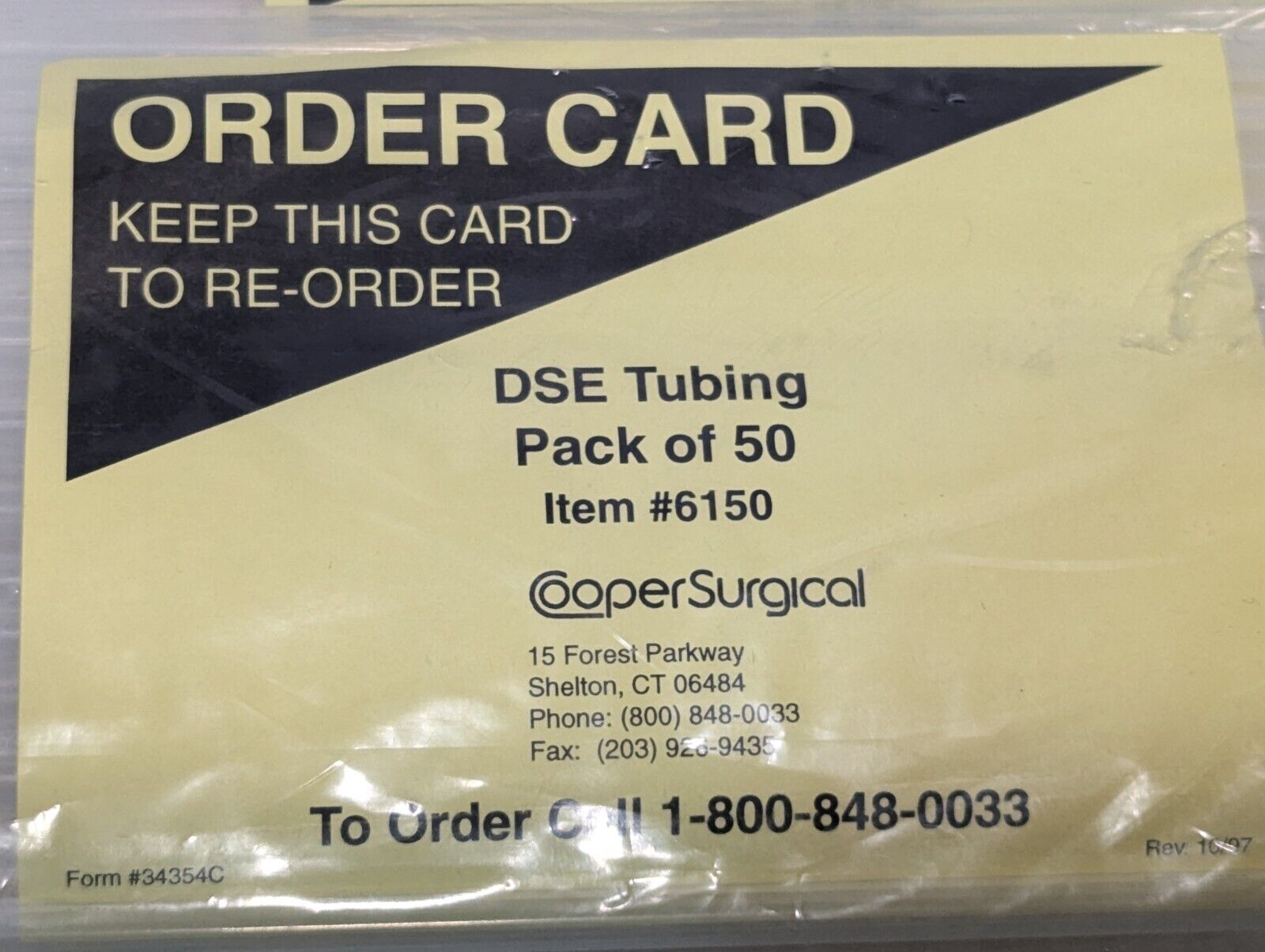 Cooper Surgical 6150 Disposable Smoke Evacuation Tubing (Pack of 50) - Free Ship
