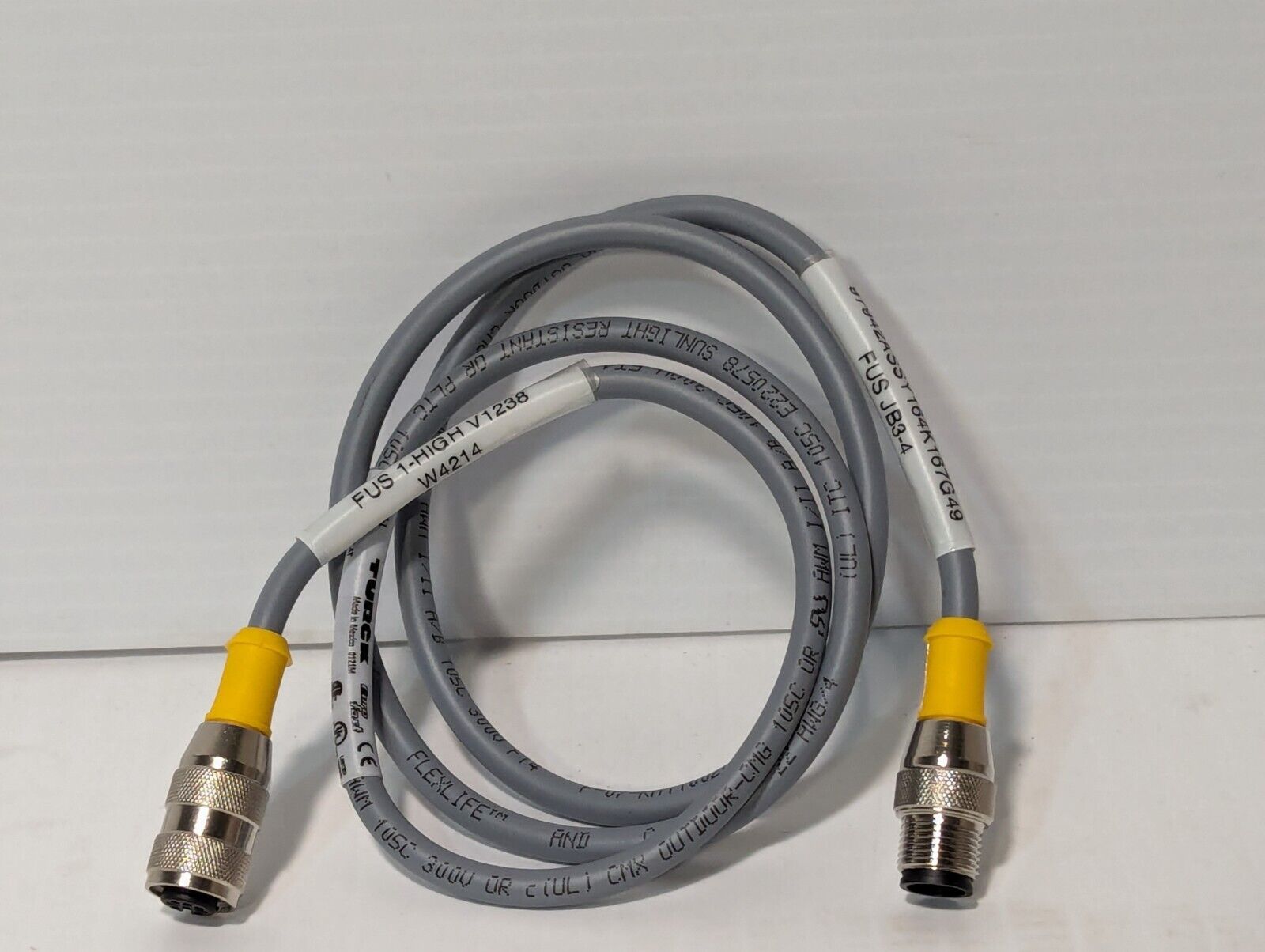 Turck RK 4.4T-1-RS 4.4T, U2444-1 164K167G49 Cable Assembly W4214 - Free Shipping