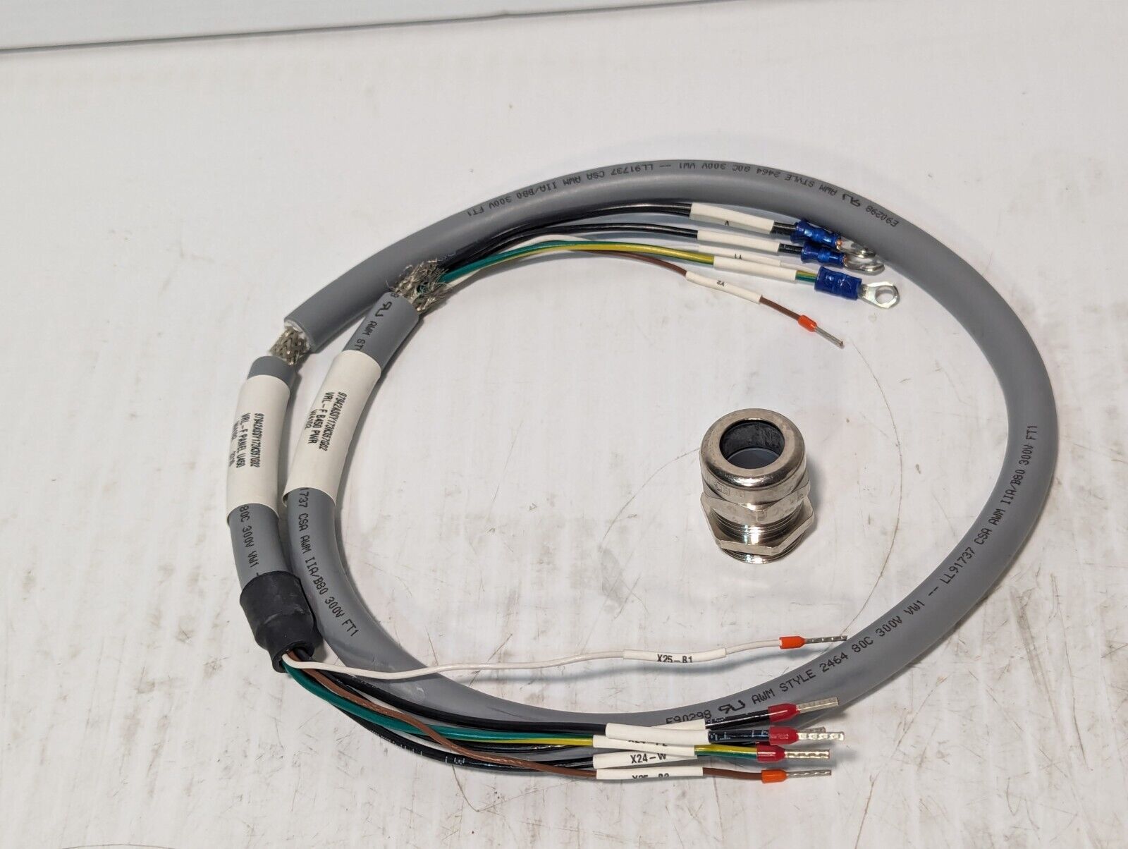 Turck 12976 Cable Assembly, VRL-F B450 Pwr, U2-16501, W4102 - Free Shipping