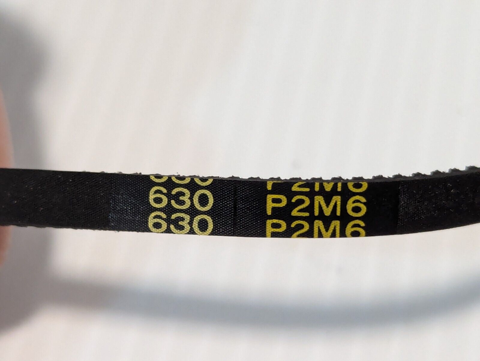 Tsubaki 630 P2M6 Industrial Timing Belt, L:630mm W:6mm - Free Shipping+Returns