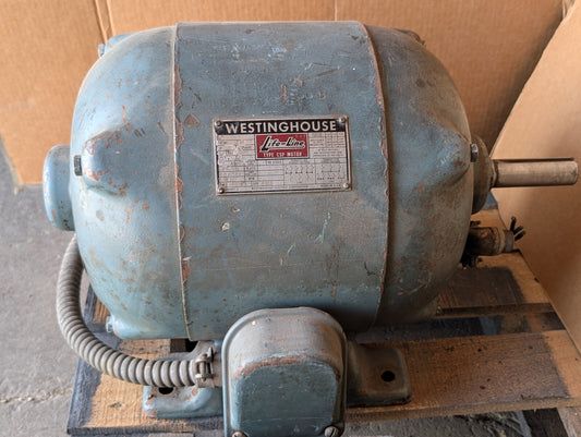 Westinghouse S7Y Type CSP Life-Line Motor 1760RPM, 3PH, 5HP, 254 Frame, 240/480V