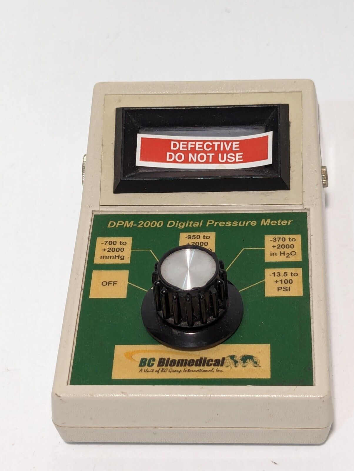 BC Biomedical DPM-2000 Digital Pressure Meter - Free Shipping