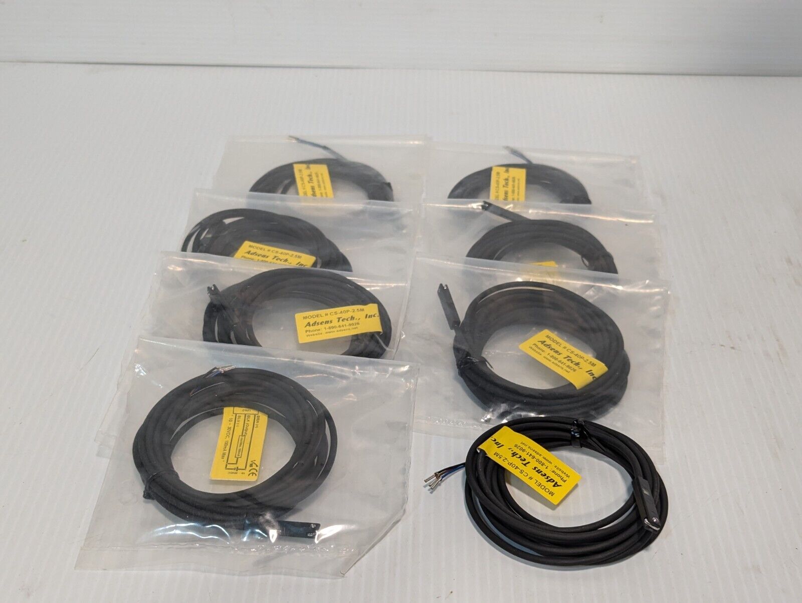 Adsens CS-40P-2.5M Magnetic Reed Switch Sensor - Free Shipping+Returns