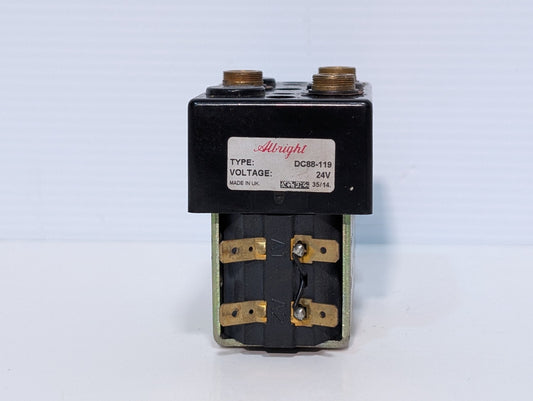 Albright DC88-119 Motor Reversing Contactor 3 Poles 24V 100A