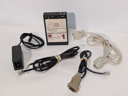 Abbott RALS Dataport1 POCT Device Server, Ethernet, Power Adapter, Peripherals