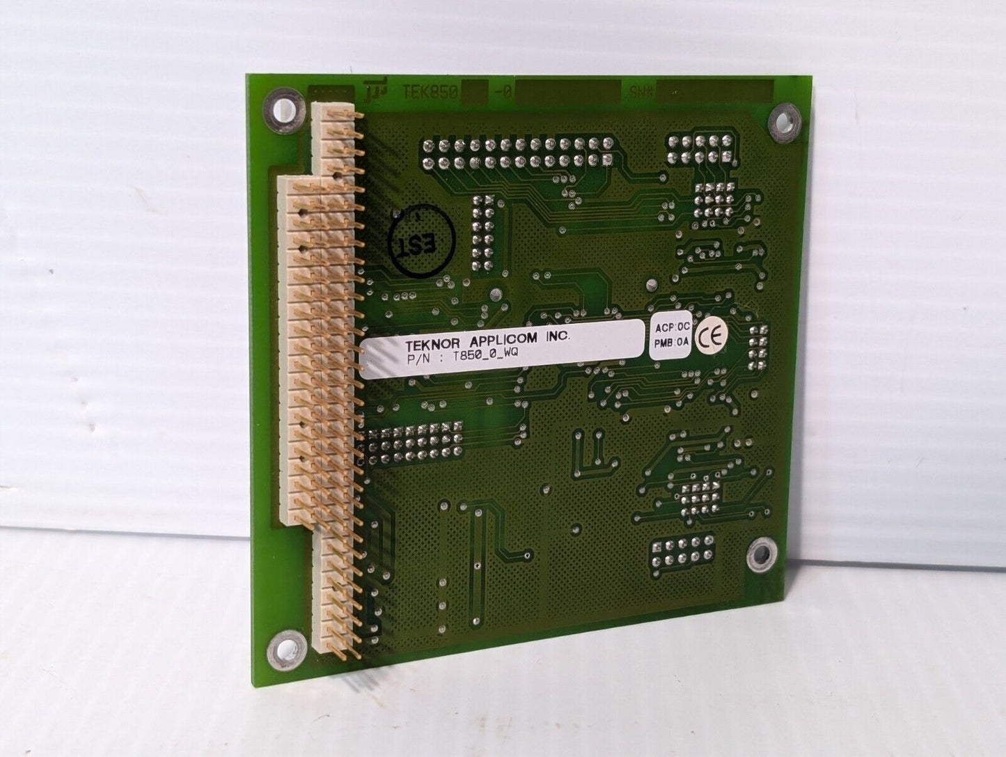 Teknor Applicom T850_0 Embedded Circuit PC CPU Board T850+Return