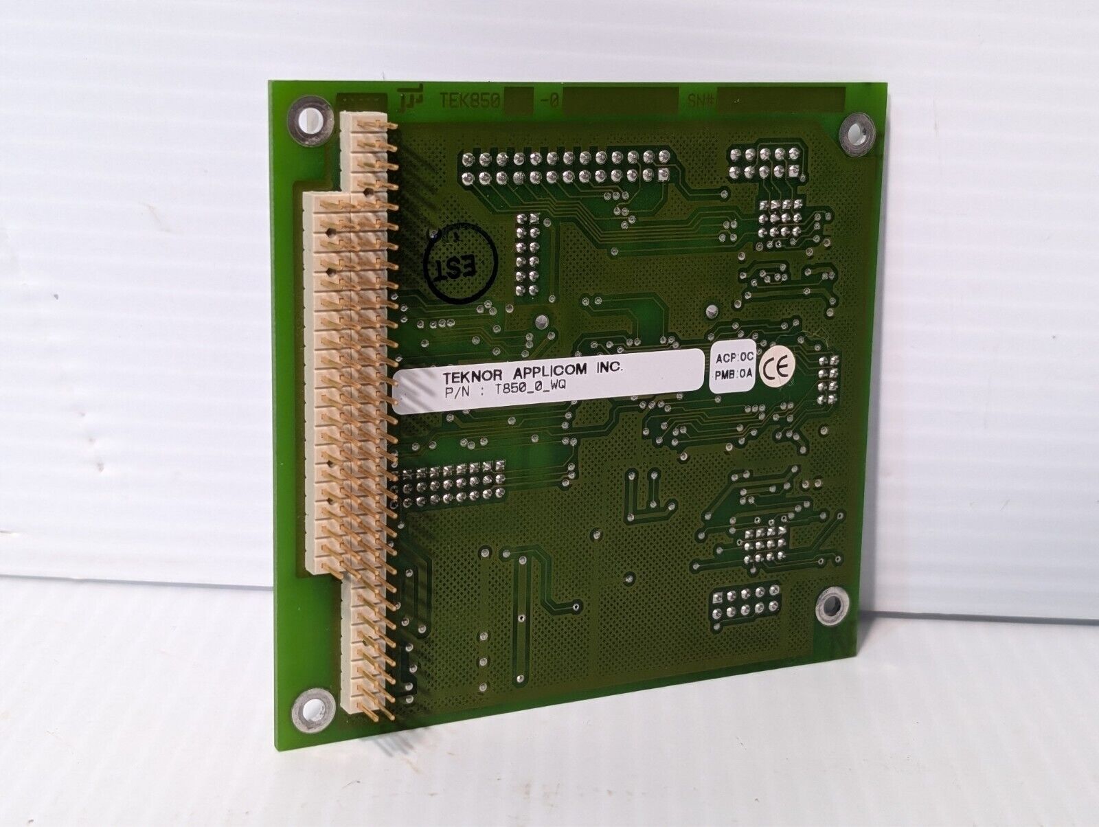 Teknor Applicom T850_0 Embedded Circuit PC CPU Board T850+Return