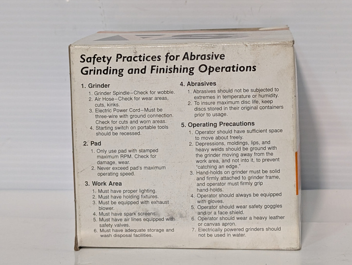 Standard Abrasives 100ct 522309 SOCATT Laminated Discs, 1-1/2", 150 Grit, 2 Ply