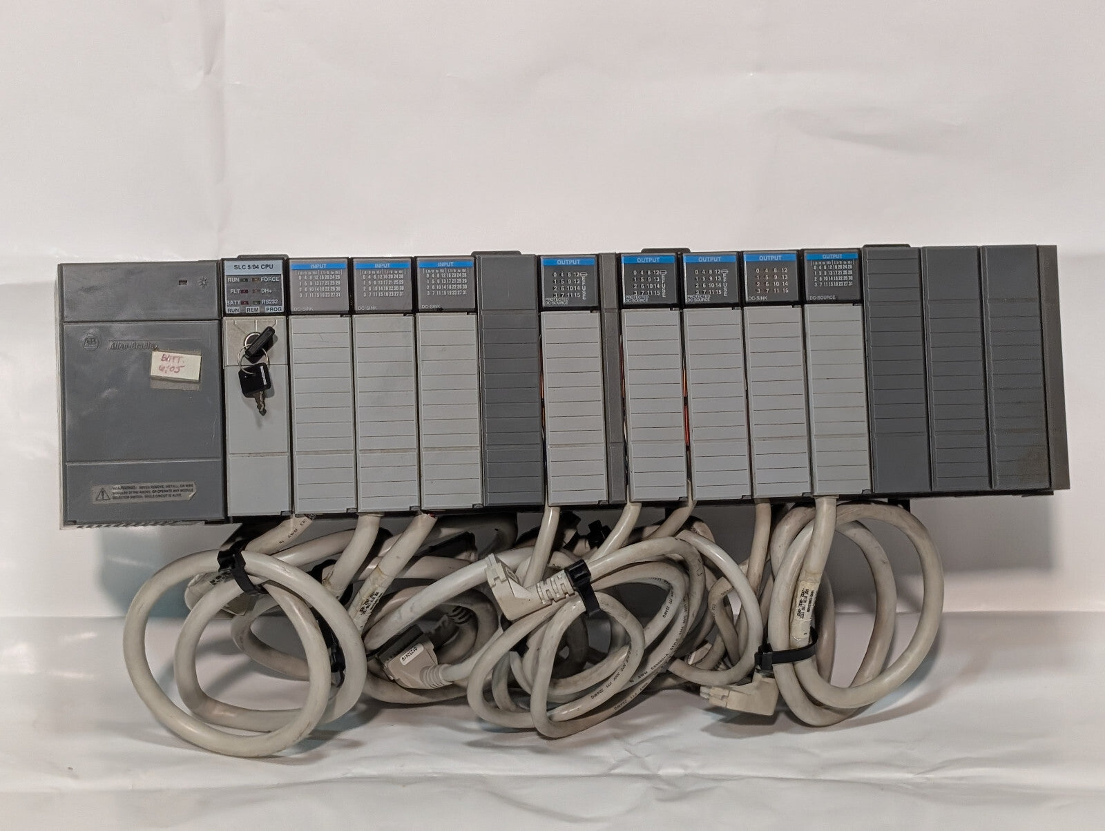 Allen Bradley 1746-A13 Chassis Rack, SLC500, 13-Slot; 1746-P2 SER C Power Supply