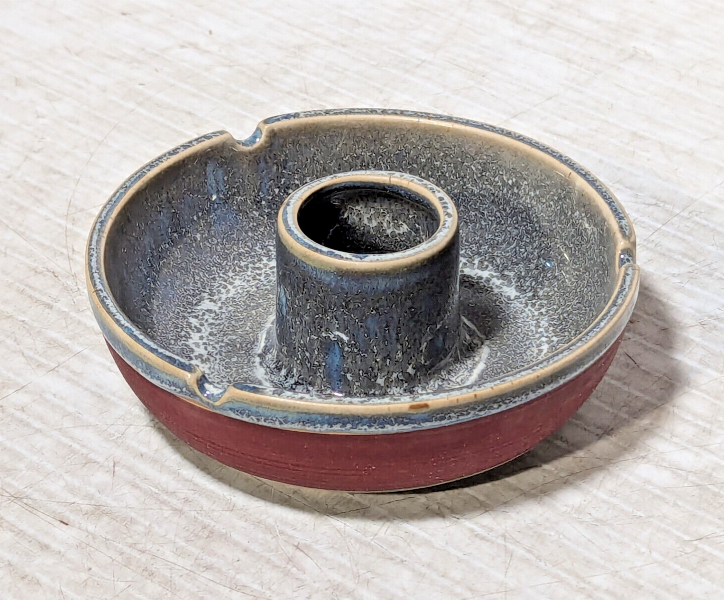Unekorn Ceramic Match Striker Ashtray, Match Holder, Brutalism, Organic, Glazed