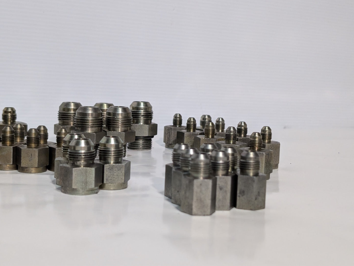 (85) Assorted High Pressure Adaptor Fittings for Pneumatic or Hydraulic Press