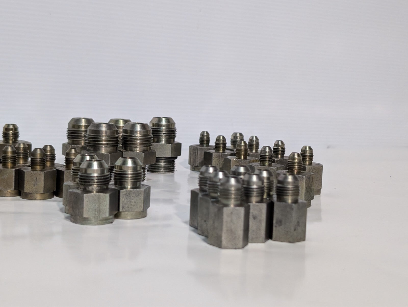 (85) Assorted High Pressure Adaptor Fittings for Pneumatic or Hydraulic Press