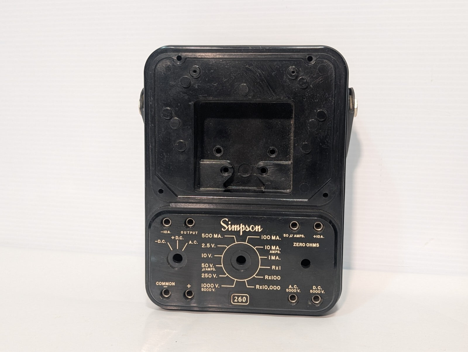 (3) SIMPSON 260 Series 5P Overload Protected Volt Milliammeter Analog Meter READ