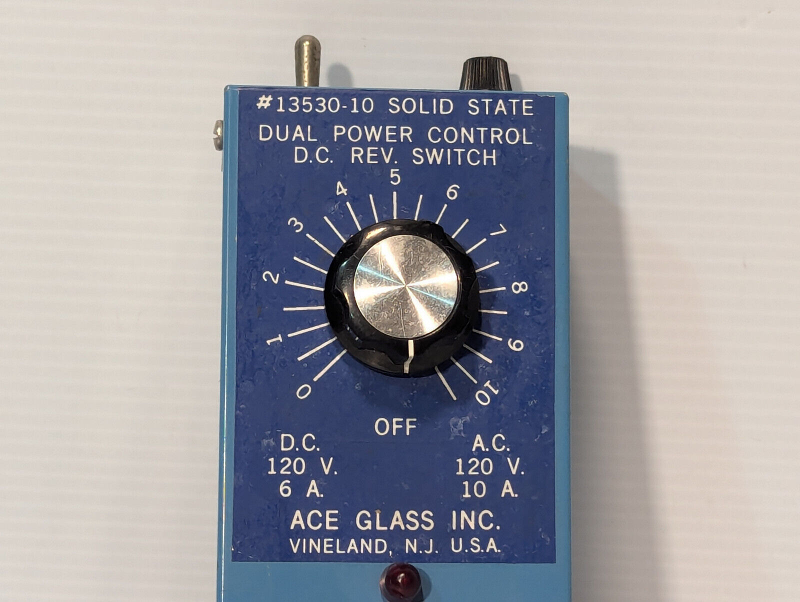Ace Glass 13530-10 Solid State Dual Power Control D.C. Rev. Switch - Made in USA