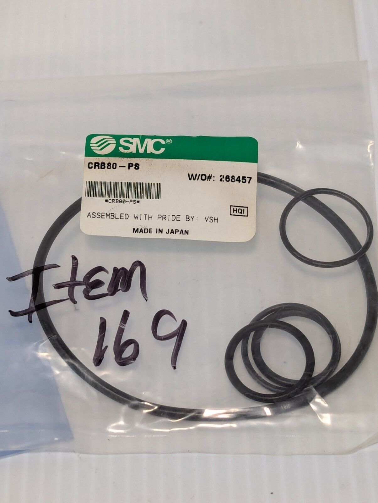 SMC CRB80-PS Rotary Actuator Seal Kit - Free Shipping+Returns