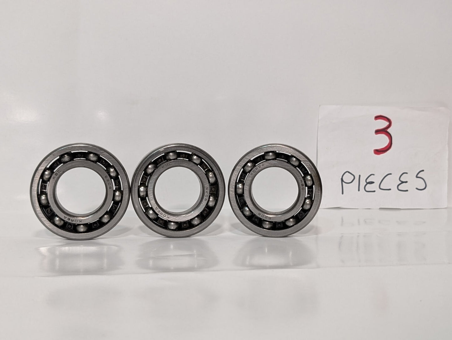 (3) KBC 6208 C3 Deep Groove Ball Bearing 40x80x18
