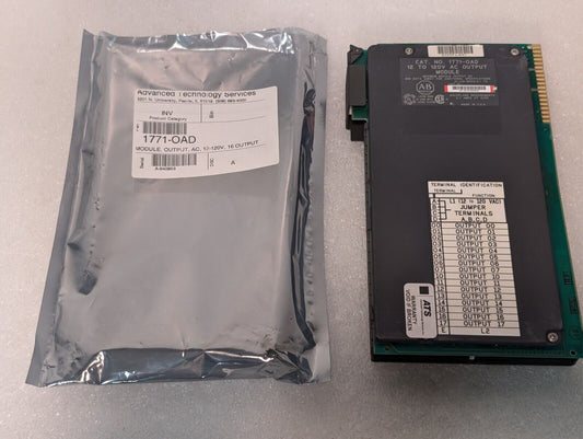 Allen Bradley 1771-OAD Digital Output Module ,PLC-5, 16-Outputs, 120VAC