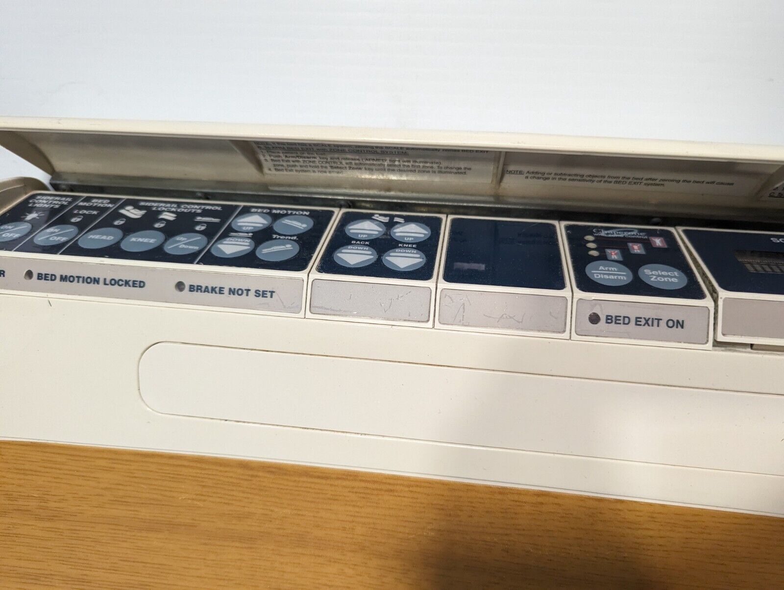 Stryker Secure II Hospital Beds 3002 Electronic Control Panel - Free Shipping