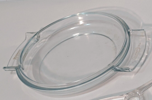 Vintage Pyrex de Corning France 453 Clear Glass Lid for 1 qt Casserole Dish
