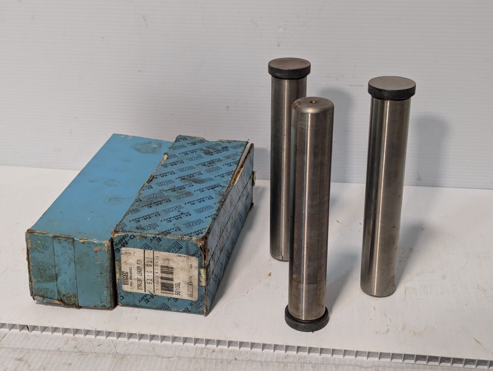 Set of 3 DME 5310 GL Straight Leader Pins 1.25” Dia. x 7.75" Long -Free Shipping
