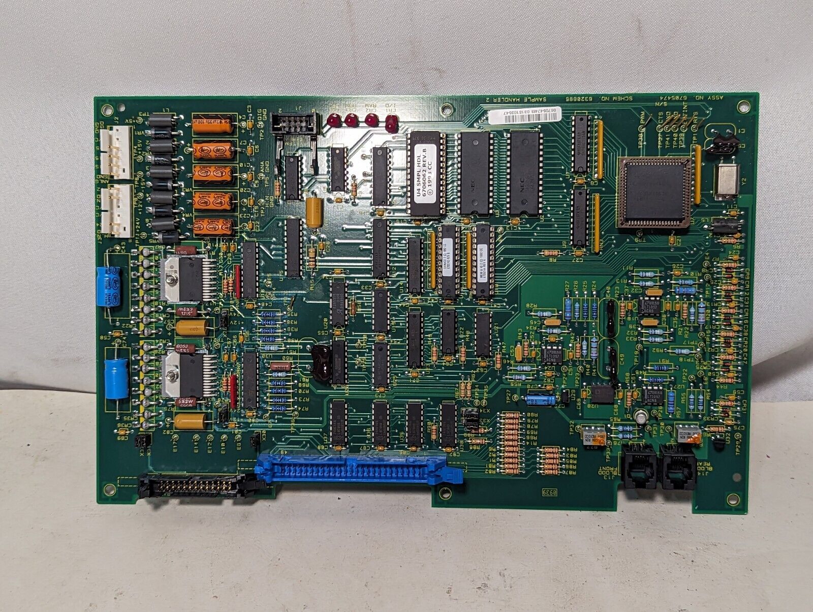Beckman-Coulter 6705474 Hematology LH-500 Sample Handler 2 PCB card