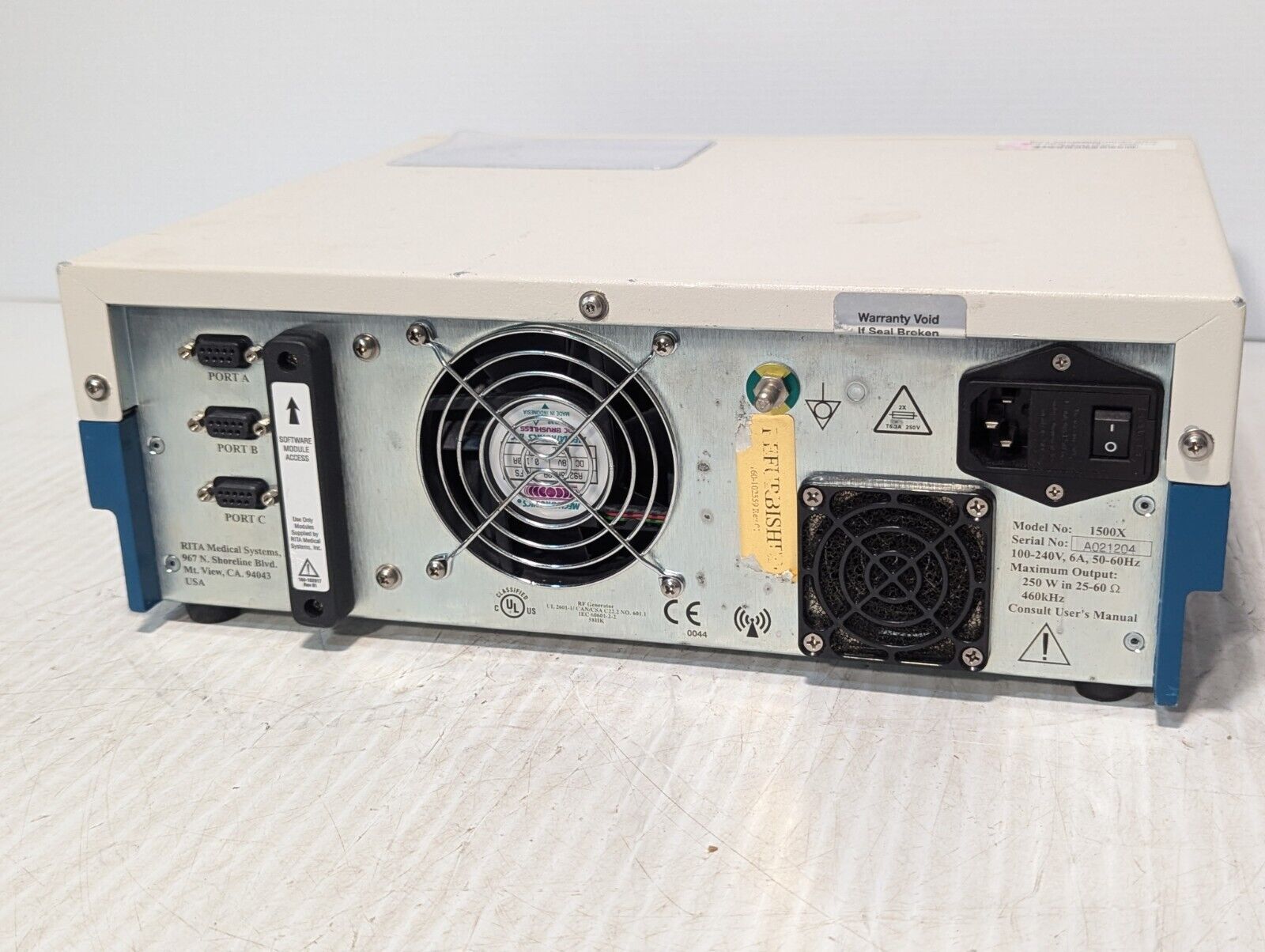 AngioDynamics Rita Model 1500x RF Radio Frequency Surgical Generator - Free Ship
