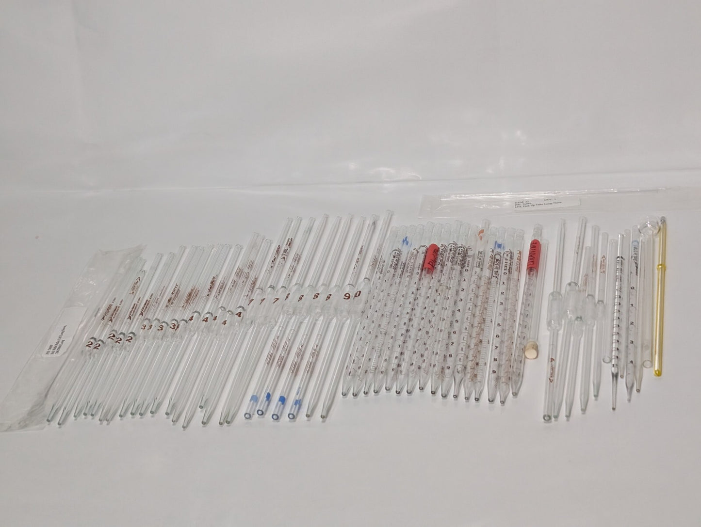 (50) Kimble KIMAX-51 Class Reuseable Volumetric Pipette Pipet, 2mL 4mL 5mL 10mL