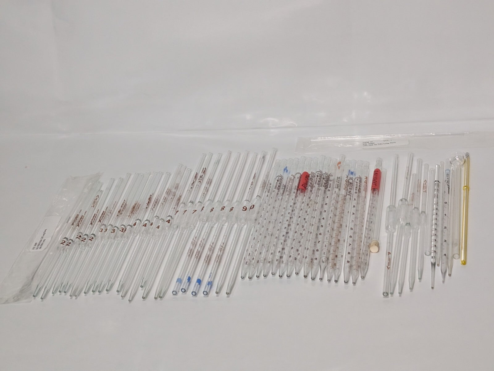 (50) Kimble KIMAX-51 Class Reuseable Volumetric Pipette Pipet, 2mL 4mL 5mL 10mL