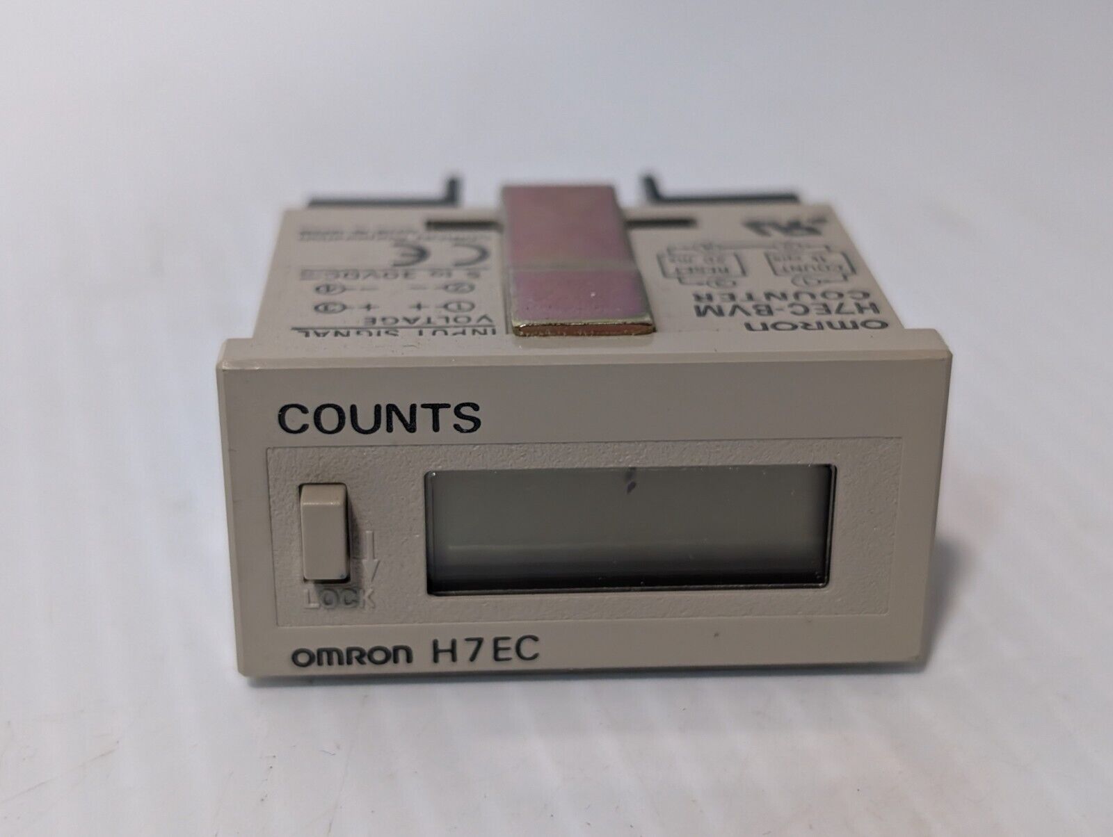 Omron H7EC-BVM 8-Digit LCD Digital Total Counter 5-30V DC - Free Shipping