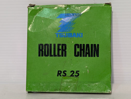 Tsubaki RS-25 Roller Chain, 10Ft, 480 Links, 723-688, Made in Japan