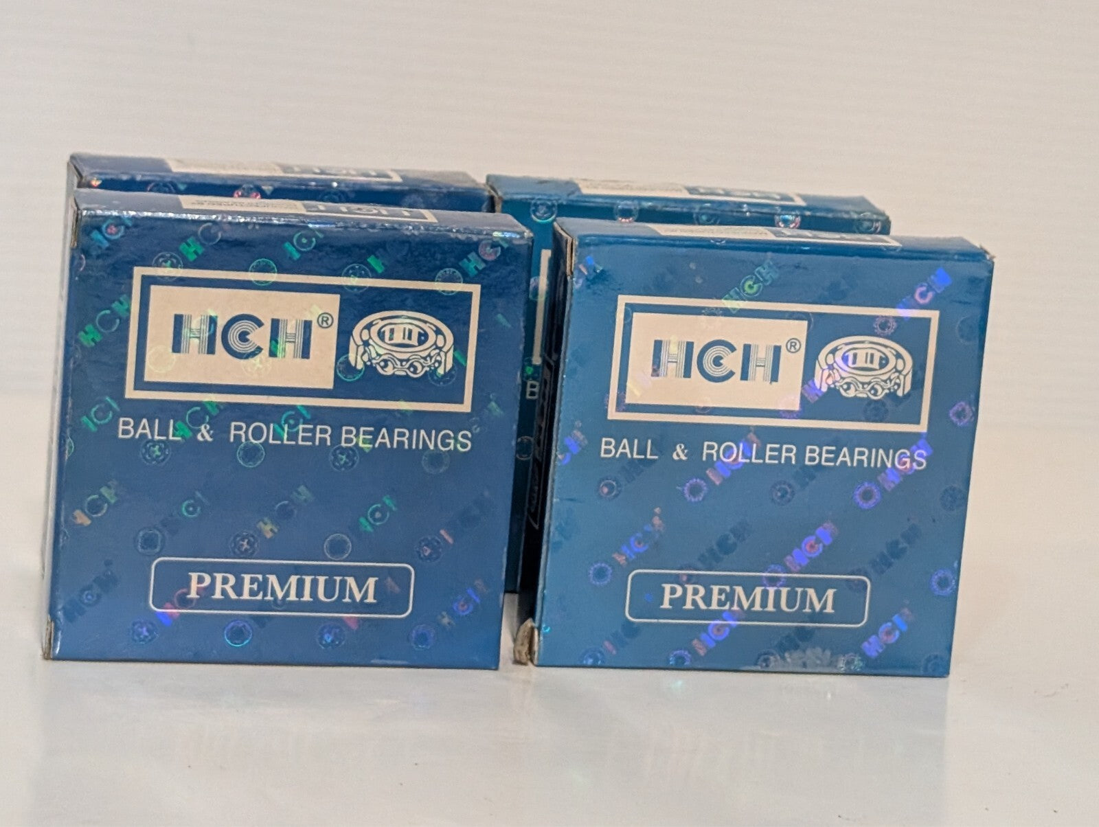 (4) HCH 6209 2RS C3 Premium Rubber Seal Ball Bearing 45x85x19mm