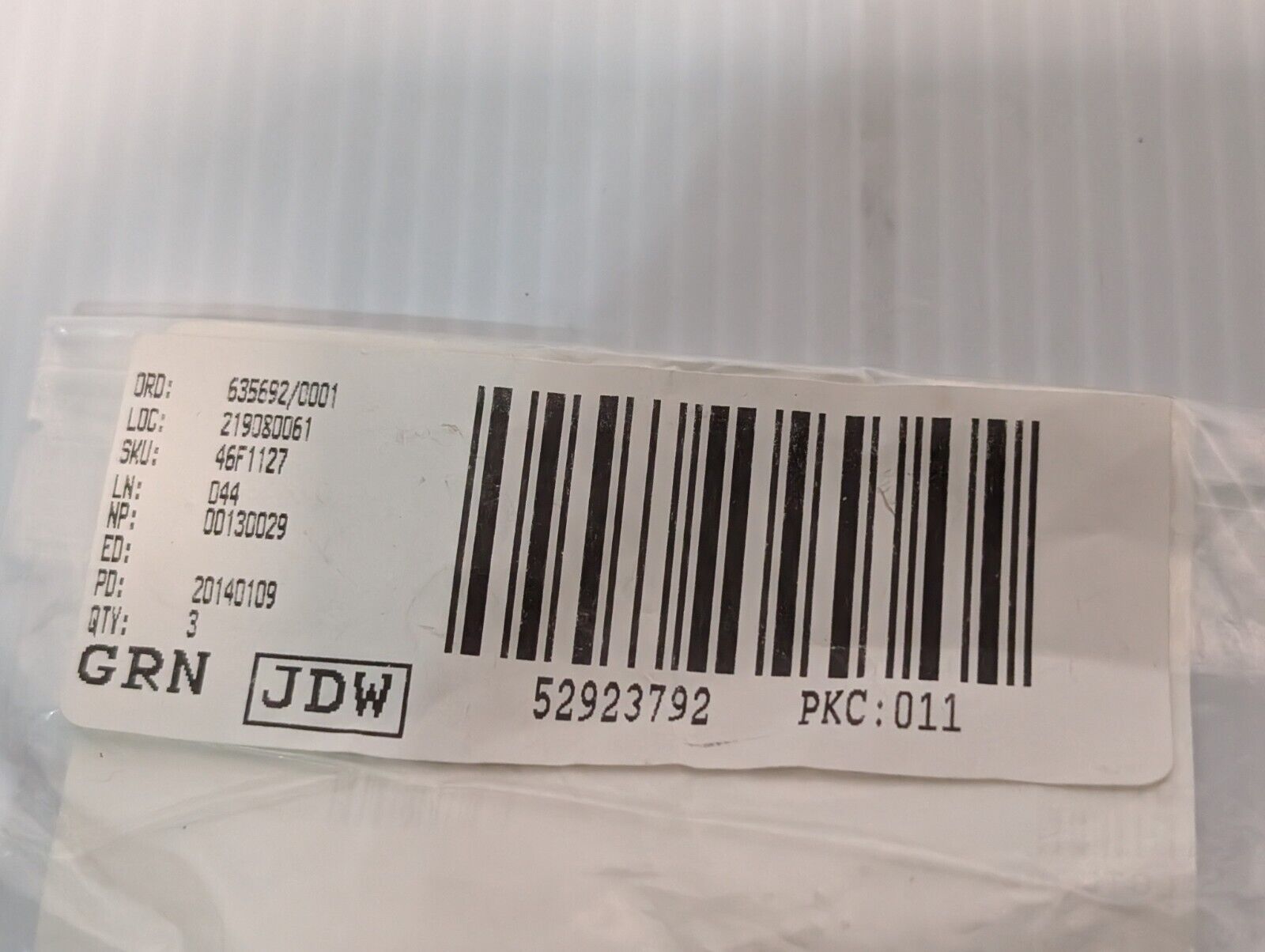 Lot of 3 TE 206358-5 Cable Clamp CPC Connector Kit Size 11 - Free Shipping