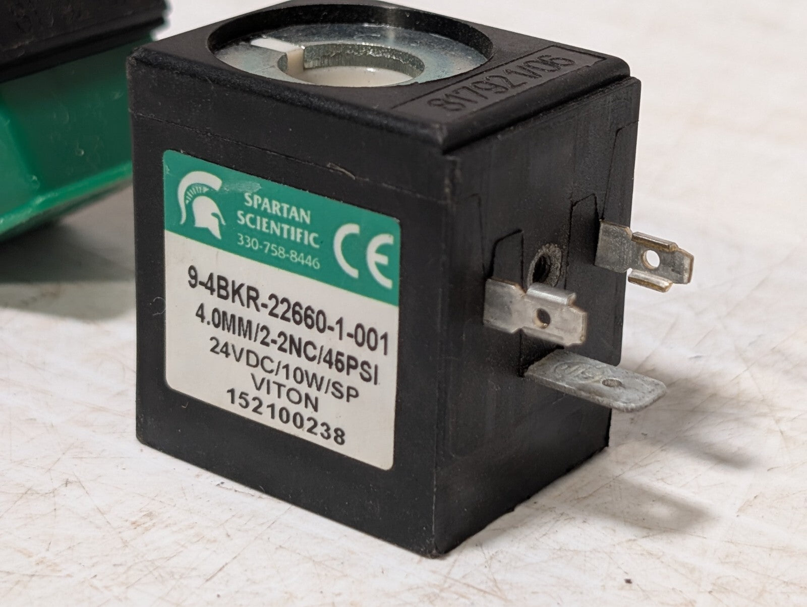 Spartan Scientific 9-4Bkr-22660-1-001 Solenoid Valve 24Vdc