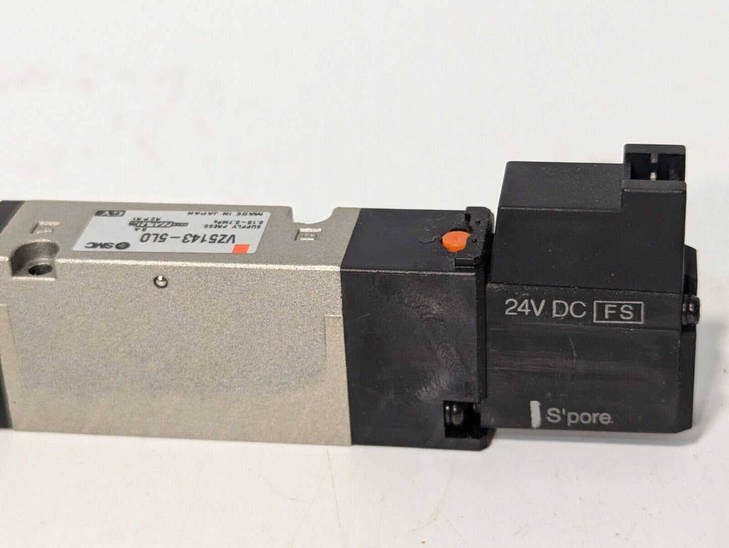 SMC VZ5143-5L0 Solenoid Valve, 24vdc, 5 Port, 0.15 - 0.7 MPa