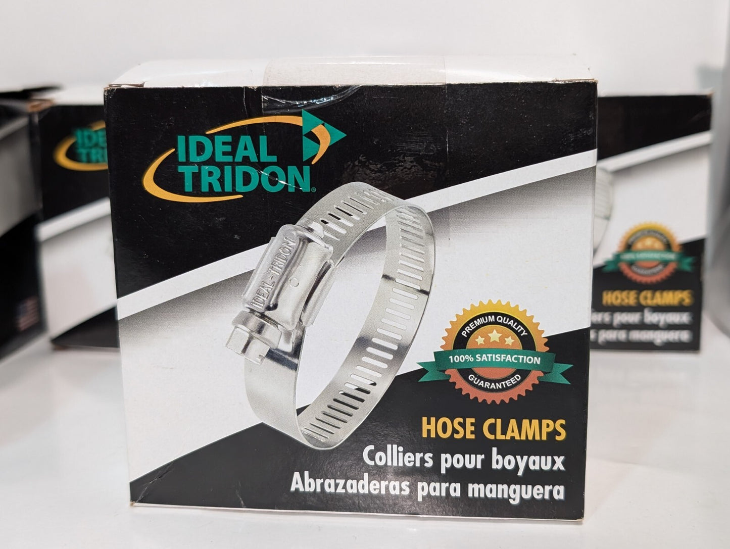 [35] Ideal Tridon Pow'r-Gear 6X300 Hose Clamp Size 412, Extended Range Stainless