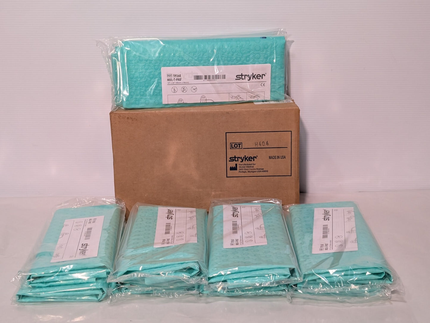 Stryker TP26E Mul-T-Pad w\Clik-Tite Connectors Large 18″ X 26″ 10 Pads Full Case