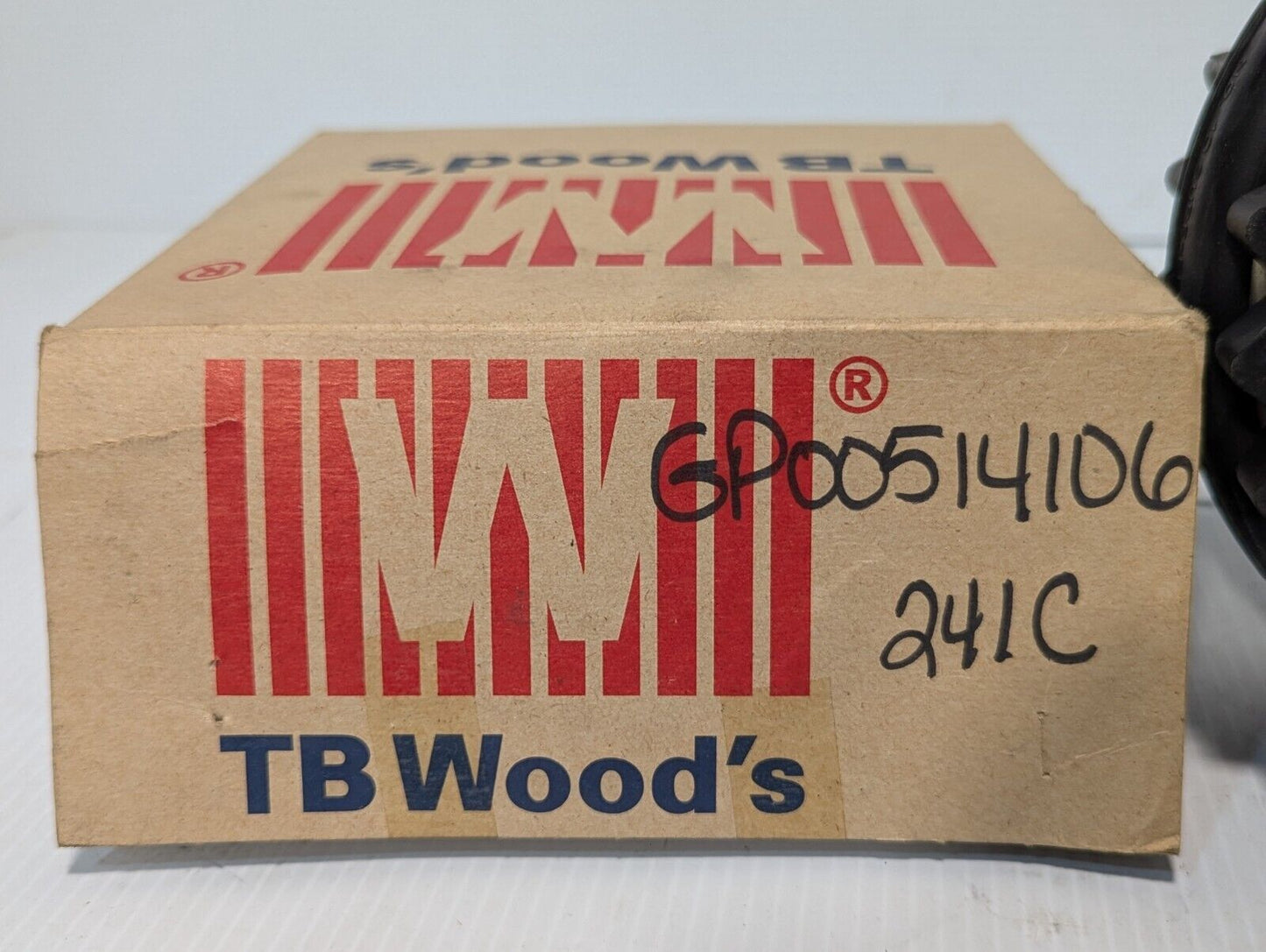 TB Wood's 10E coupling sleeve, EPDM SF, two pieces with ring, new old stock