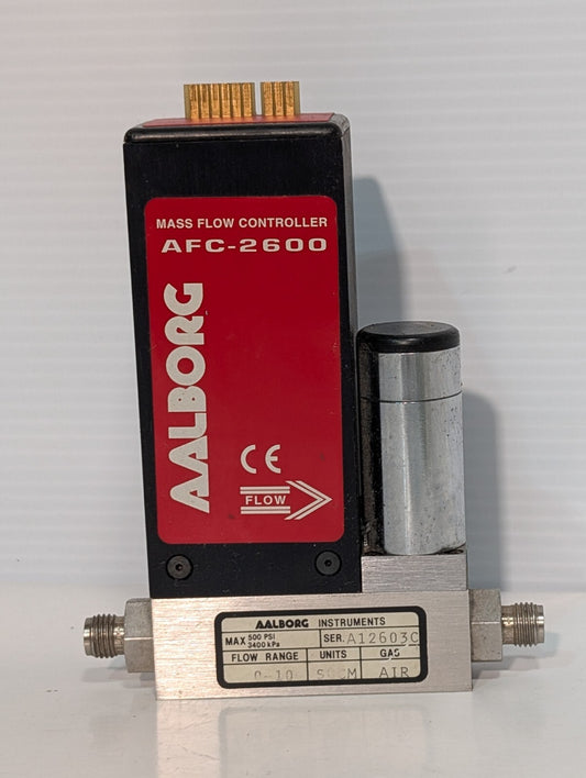AALBORG AFC-2600 Mass Flow Controller, Max 500psi \ 3400kPa
