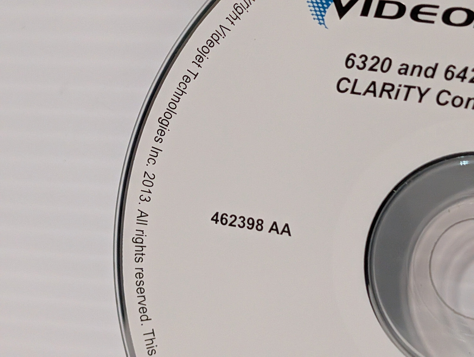 Videojet 6320 & 6420 Clarity Configuration Manager Software, Operator Manual CD
