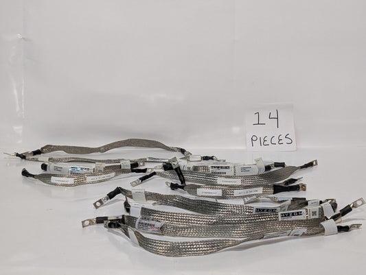 (14) Hyzon Ground Cable Assembly Straps for Batteries, EV HV Vehicles