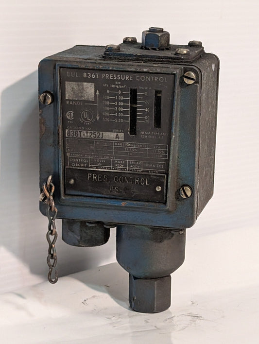 Allen Bradley 836T-T252J Ser A Pressure Control Switch Range 6-75 PSI 600V