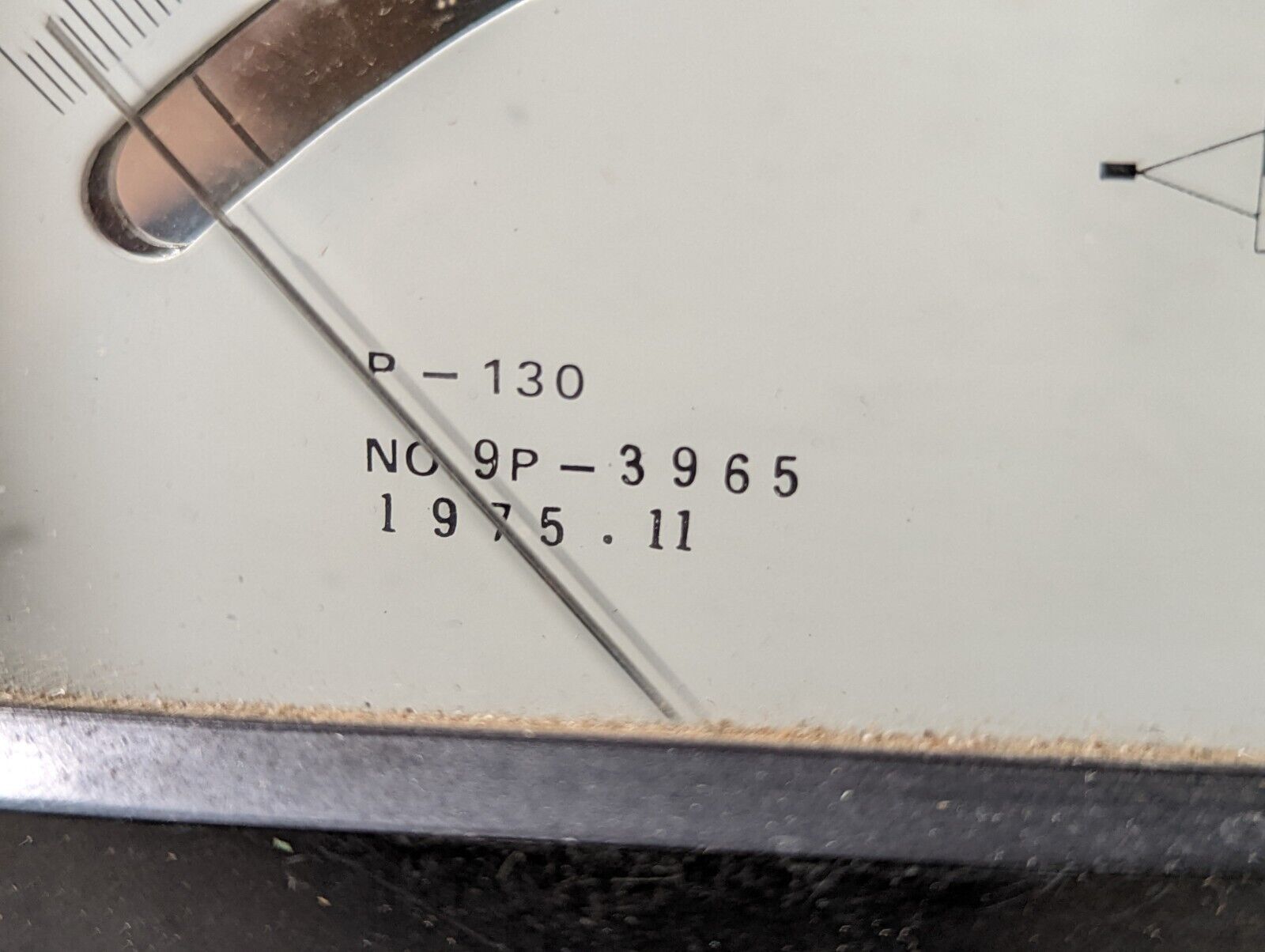 Yashima Works P-130 vintage analog thermometer, 0-300 centigrade