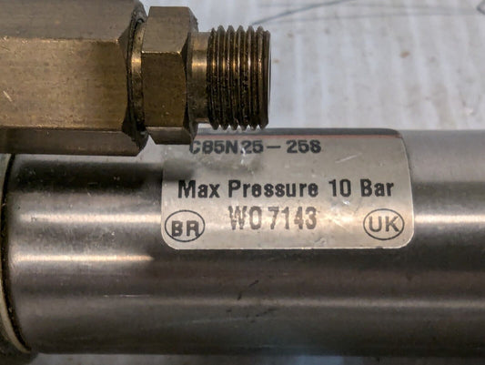 SMC C85N25-25S Iso Cylinder, Double Acting Single Rod - Free Shipping+Returns