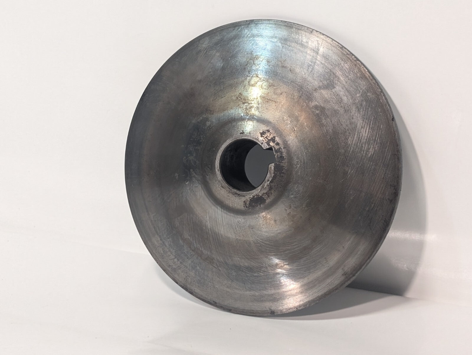 7" Diameter Metal Wheel Machine Automotive Assembly Part Industrial Steampunk