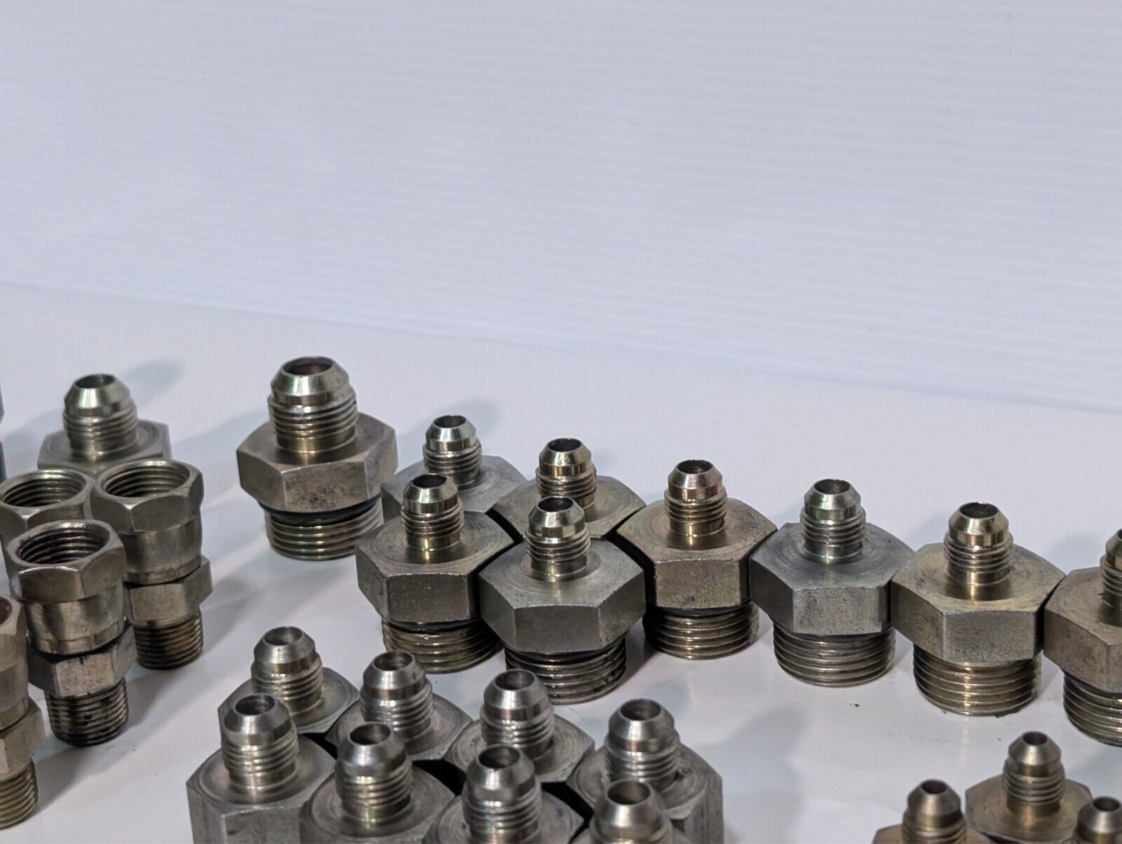 (85) Assorted High Pressure Adaptor Fittings for Pneumatic or Hydraulic Press
