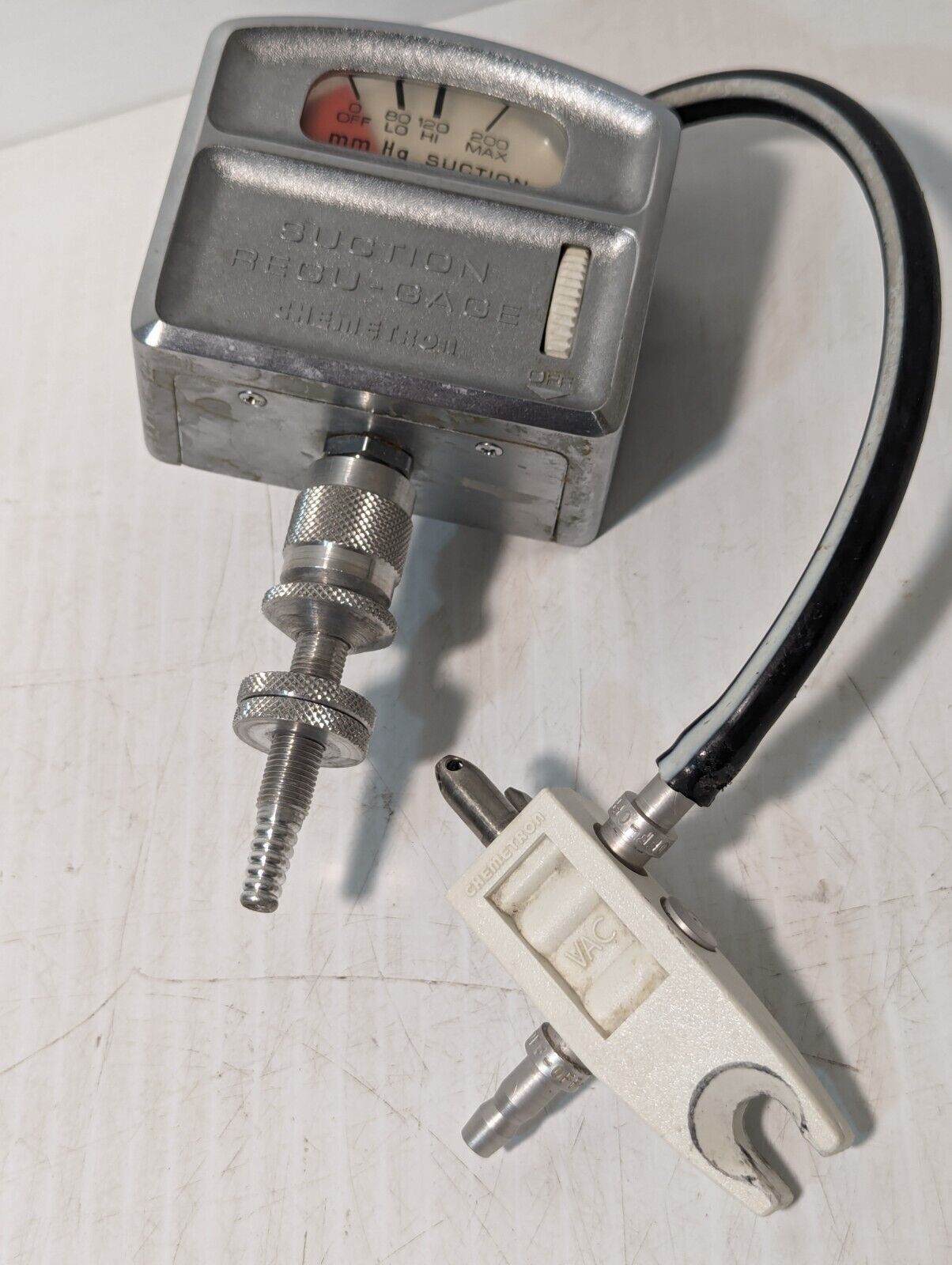 Chemetron 2201-0002 Suction Regu-Gage  0-200 mm Hg Suction - Free Shipping