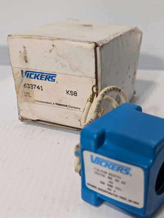 Vickers 633741 coil, 115/120VAC 60Hz 0.54A; 110VAC 50Hz 0.64A - Free Shipping