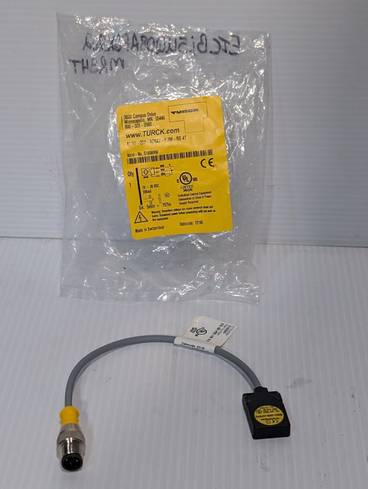 Turck BI 5U-Q08-AP6X2-0.2M-RS 4T Proximity Sensor 20-30VDC 200 mA - Free Ship