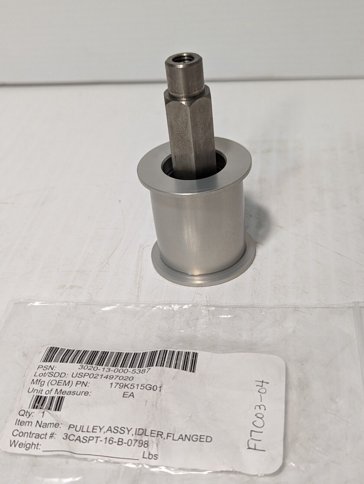 Nordex Pulley Assy Idler Flanged 179K515G01 3020-13-000-5387 - Free Shipping